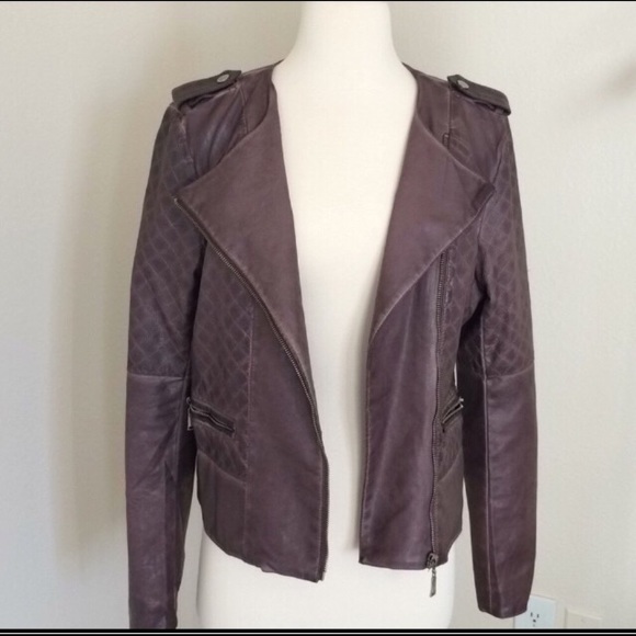 joujou Jackets & Blazers - 🍃Joujou Faux Leather Moto Jacket M/L
